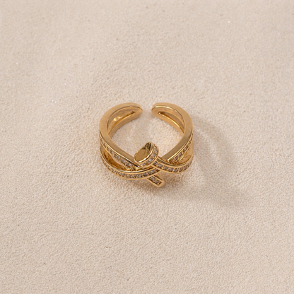 Crystal Wrap Statement Ring