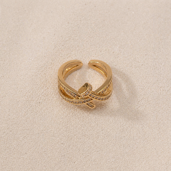 Crystal Wrap Statement Ring