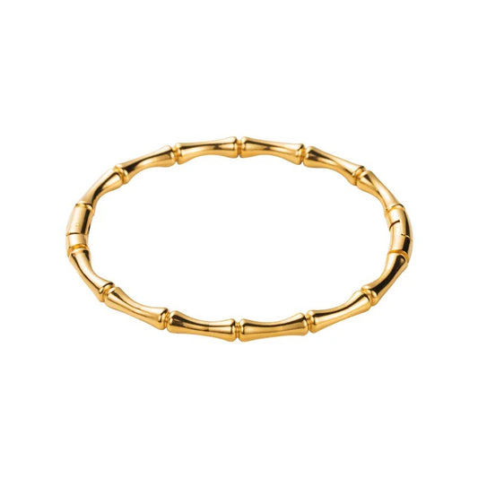 Bamboo Link Clasp Bracelet
