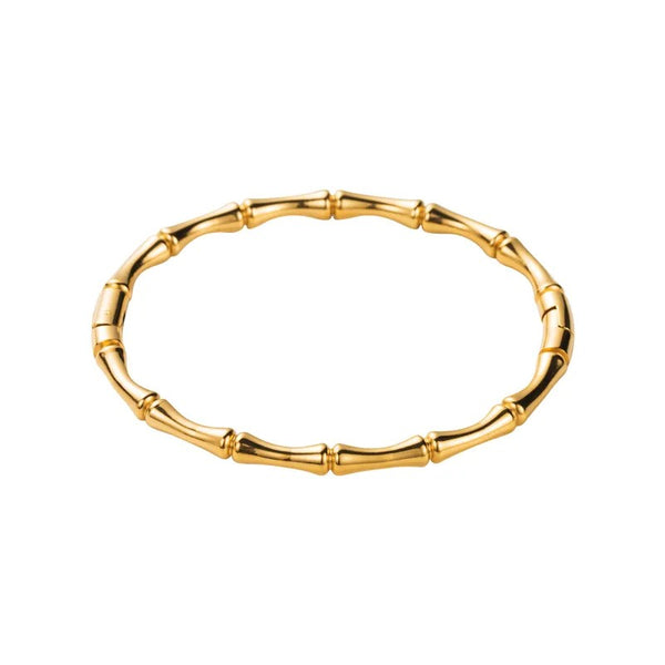 Bamboo Link Clasp Bracelet