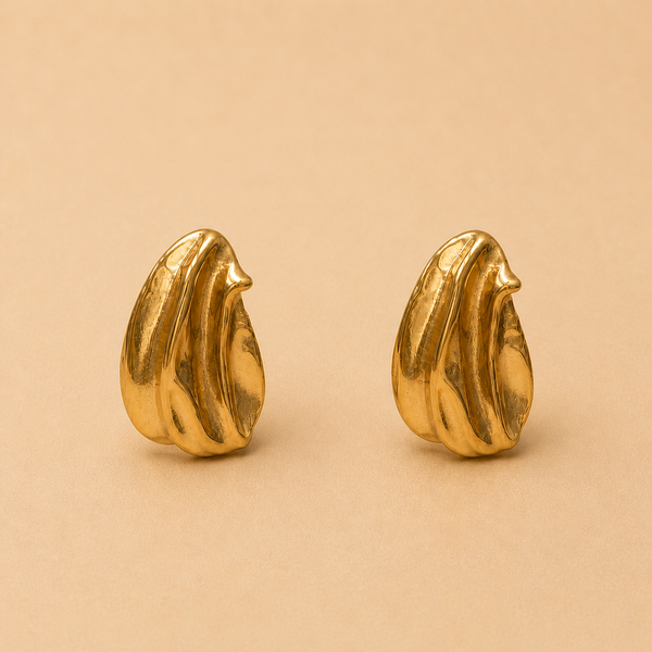Wave Stud Earrings