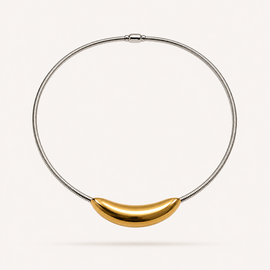 Aurora Curve Torque Necklace