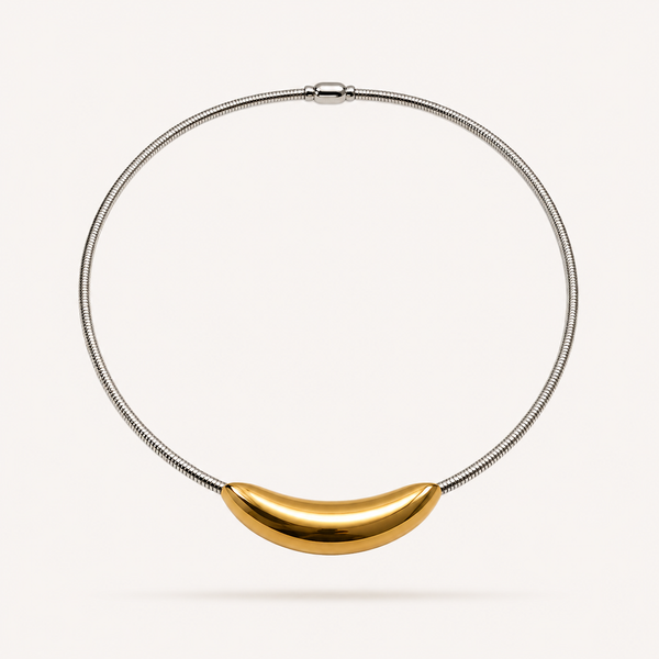 Aurora Curve Torque Necklace