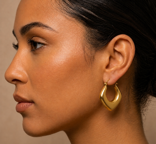 Curve Hoop Earrings
