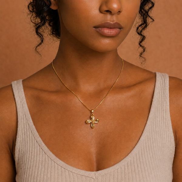 Crystal Bloom Pendant Necklace